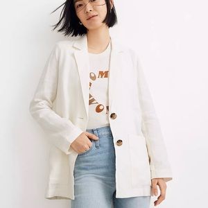 Madewell linen blazer